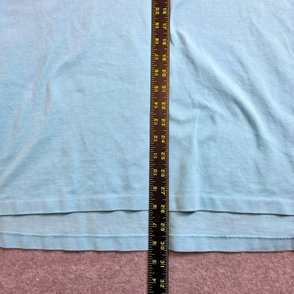 Polo Ralph Lauren Men's Classic Fit Light Blue Polo Shirt XL‎ Red Pony Logo - Picture 10 of 11
